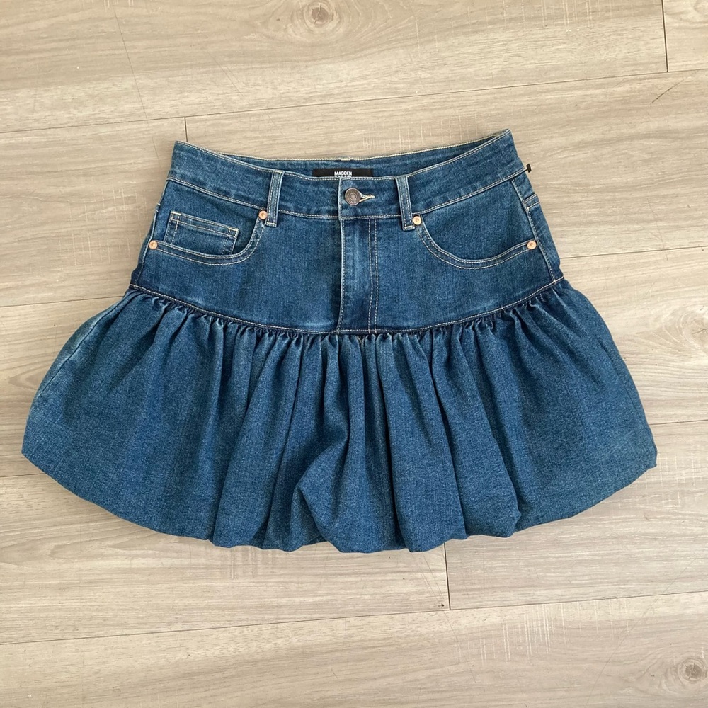 Denim Mini Skirt